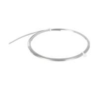 sourcing map Nichrome Flat Heater Wire 9.5ft(3meters) x0.2mmx2mm High Temp Wire for Heating Elements, DIY Craft, Black and Silver