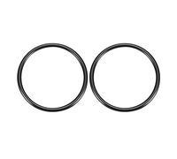 sourcing map Nitrile Rubber O-Rings, 130mm OD 112.8mm ID 8.6mm Width, Metric Sealing Gasket, Pack of 2