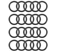 sourcing map Nitrile Rubber O-Rings, 17mm OD 13mm ID 2mm Width, Metric Sealing Gasket, Pack of 20