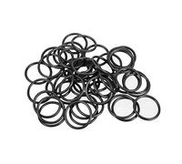sourcing map Nitrile Rubber O-Rings 17mm OD 14mm ID 1.5mm Width, Metric Sealing Gasket for Automotive Machine Plumbing, Pack of 50