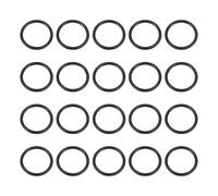 sourcing map Nitrile Rubber O-Rings,21mm OD 17mm ID 2mm Width,20pcs | Metric Buna-N NBR Sealing Gasket,Plumbing Sealing Repair O Rings,for Car Auto Vehicle Repair Faucet Air Gas