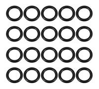 sourcing map Nitrile Rubber O-Rings 27mm OD 20mm ID 3.5mm Width, Metric Nitrile Rubber Sealing Gasket for Automotive Machine Plumbing, Pack of 20