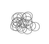 sourcing map Nitrile Rubber O-Rings 28mm OD 26mm ID 1mm Width, Metric Sealing Gasket for Automotive Machine Plumbing, Pack of 20