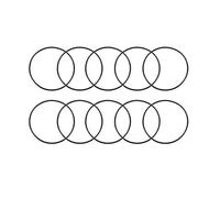 sourcing map Nitrile Rubber O-Rings 33mm OD 31mm ID 1mm Width, Metric Sealing Gasket, Pack of 10