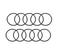 sourcing map Nitrile Rubber O-Rings 57mm OD 51mm ID 3mm Width, Metric Sealing Gasket, Pack of 10