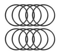 sourcing map Nitrile Rubber O-Rings 58mm OD 52mm ID 3mm Width, Metric Sealing Gasket, Pack of 10