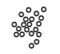 sourcing map Nitrile Rubber O-Rings 6.6mm OD 3mm ID 1.8mm Width, Metric Nitrile Rubber Sealing Gasket for Automotive Machine Plumbing, Pack of 20