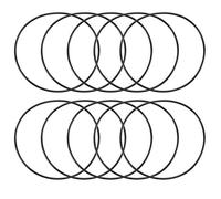 sourcing map Nitrile Rubber O-Rings 65mm OD 62mm ID 1.5mm Width Metric Sealing Gasket, Pack of 10