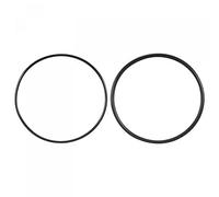 sourcing map Nitrile Rubber O-Rings 70mm OD 64mm 66mm ID 2mm 3mm Thick Seal Gasket, Black 15in1 Set