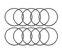 sourcing map Nitrile Rubber O-Rings 75mm OD 70mm ID 2.5mm Width, Metric Sealing Gasket, Pack of 10