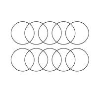 sourcing map Nitrile Rubber O-Rings 82mm OD 79mm ID 1.5mm Width, Metric Nitrile Rubber Sealing Gasket for Automotive Machine Plumbing, Pack of 10