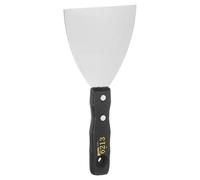 sourcing map No.6213 Painting Palette Knife Stainless Steel Flat Large Spatula Pallet Knife Metal Scraper with Wood Handle for Oil Acrylic Paint Canvas Color Mixing Spreading