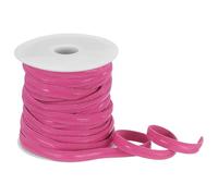 sourcing map Non-Slip Elastic Band, 1 cm x 18 m Light Rose Red Polyester Silicone Stretch Band Silicone Grip for Clothing Accessories Wigs
