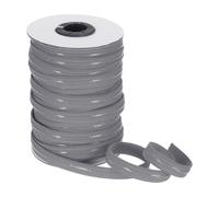 sourcing map Non-Slip Elastic Band, 1cm x 18m Gray Polyester Silicone Stretch Band Silicone Grip for Clothing Accessories Wigs