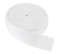 sourcing map Non-Slip Elastic Band, 5cm x 11m White Polyester Silicone Stretch Band Wavy-Shaped Silicone Grip for Clothing Accessories Wigs