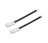 sourcing map Normally Close Temperature Switch, 85 Degree Celsius N.C 5A Thermal Switch Thermostat Temperature Control Switch Controller 2pcs
