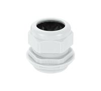 sourcing map NPT 2" Nylon Cable Glands, Waterproof Cord Grip Connector, Adjustable 37-44mm Wire Grommet Protectors with Gaskets and Locknut for Junction Box, Gray