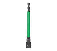 sourcing map Nut Driver Drill Bit 1/2 Inch SAE Socket 1/4" Hex Shank 6" (150mm) Extra Long Magnetic 6-Point Sockets Quick Change CR-V Steel Bolt Setters for Power Drill Drivers