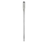 sourcing map Nut Driver Drill Bit 6mm Metric Socket 1/4" Hex Shank 10" (250mm) Extra Long Magnetic 6-Point Sockets Quick Change 40Cr Steel Bolt Setters for Power Drill Drivers