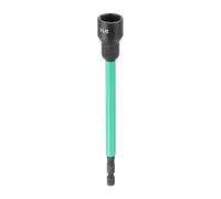 sourcing map Nut Driver Drill Bit 9/16 Inch Socket 1/4" Hex Shank 6" (150mm) Extra Long Magnetic 6-Point Sockets Quick Change CR-V Steel Bolt Setters for Power Drill Drivers