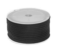 sourcing map Nylon Beading Cord 3mm x 32.8 Feet Knotting String for Bracelet Making, Black
