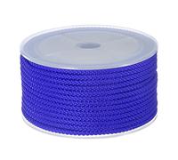 sourcing map Nylon Beading Thread Cord 3mm Extra-Strong Braided Nylon String for Necklace Bracelets Jewelry Making Crafting 10M/33 Feet, Sapphire Blue