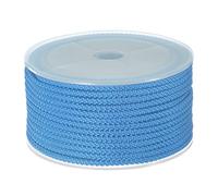 sourcing map Nylon Beading Thread Cord 3mm Extra-Strong Braided Nylon String for Necklace Bracelets Jewelry Making Crafting 10M/33 Feet, Blue