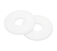 sourcing map Nylon Flat Washers, M16 x 16mm ID x 50mm OD Round Flat Plain Washer Plastic Gasket Fastener for Household Faucet Pipe Water Hose, White, Pack of 20
