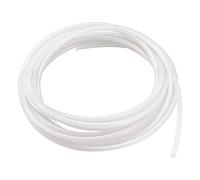 sourcing map Nylon Line Hose Tube, 2mm(0.07") ID x 4mm(0.15") OD 5m/16.4ft PA12 Nylon Tube for Air Line Brake Fluid Transfer White