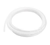 sourcing map Nylon Line Hose Tube, 4mm(0.15") ID x 6mm(0.23") OD 5m PA12 Nylon Tube for Air Line Brake Fluid Transfer White