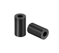 sourcing map Nylon Round Spacer Washer 3.2mm ID 7mm OD 10mm Height for M3 Screws Black 300Pcs
