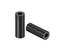 sourcing map Nylon Round Spacer Washer 3.2mm ID 7mm OD 15mm Height for M3 Screws Black 100Pcs