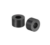 sourcing map Nylon Round Spacer Washer 3.2mm ID 7mm OD 4mm Height for M3 Screws Black 300Pcs