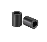 sourcing map Nylon Round Spacer Washer 4.2mm ID 7mm OD 10mm Height for M4 Screws Black 300Pcs