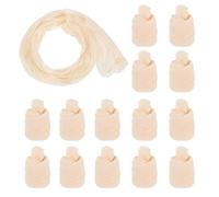 sourcing map Nylon Stockings Flower Fabric, 65cm/ 25.6" Mesh Tensile Silk Nylon Fabric DIY Floral Crafting Kit for DIY Flower Making Wedding Crafts Decoration (Champagne, Pack of 25)