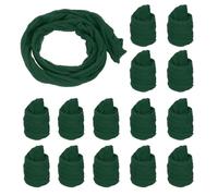 sourcing map Nylon Stockings Flower Fabric, 65cm/ 25.6" Mesh Tensile Silk Nylon Fabric DIY Floral Crafting Kit for DIY Flower Making Wedding Crafts Decoration (Dark Green, Pack of 25)