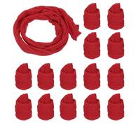 sourcing map Nylon Stockings Flower Fabric, 65cm/ 25.6" Mesh Tensile Silk Nylon Fabric DIY Floral Crafting Kit for DIY Flower Making Wedding Crafts Decoration (Dark Red, Pack of 25)