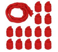sourcing map Nylon Stockings Flower Fabric, 65cm/ 25.6" Mesh Tensile Silk Nylon Fabric DIY Floral Crafting Kit for DIY Flower Making Wedding Crafts Decoration (Bright Red, Pack of 25)