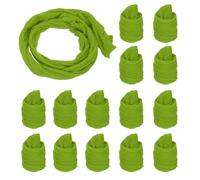 sourcing map Nylon Stockings Flower Fabric, 65cm/ 25.6" Mesh Tensile Silk Nylon Fabric DIY Floral Crafting Kit for DIY Flower Making Wedding Crafts Decoration (Pale Green, Pack of 25)