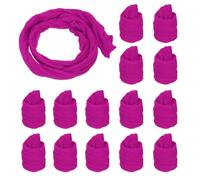 sourcing map Nylon Stockings Flower Fabric, 65cm/ 25.6" Mesh Tensile Silk Nylon Fabric DIY Floral Crafting Kit for DIY Flower Making Wedding Crafts Decoration (Purple Rose Red, Pack of 25)