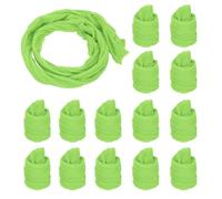 sourcing map Nylon Stockings Flower Fabric, 65cm/ 25.6" Mesh Tensile Silk Nylon Fabric DIY Floral Crafting Kit for DIY Flower Making Wedding Crafts Decoration (Green, Pack of 25)
