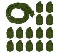sourcing map Nylon Stockings Flower Fabric, 65cm/ 25.6" Mesh Tensile Silk Nylon Fabric DIY Floral Crafting Kit for DIY Flower Making Wedding Crafts Decoration (Army Green, Pack of 25)