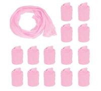 sourcing map Nylon Stockings Flower Fabric, 65cm/ 25.6" Mesh Tensile Silk Nylon Fabric DIY Floral Crafting Kit for DIY Flower Making Wedding Crafts Decoration (Light Pink, Pack of 25)