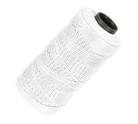 sourcing map Nylon String 3 Strands Twisted Mason Line 1.5mm x 218 Yards Nylon Twine String for DIY Projects, Home Improvement, Gardening, Gift Wrapping, Christmas Party Supplies, White