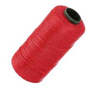 sourcing map Nylon String 3 Strands Twisted Mason Line 1.5mm x 218 Yards Nylon Twine String for DIY Projects, Home Improvement, Gardening, Gift Wrapping, Christmas Party Supplies, Red