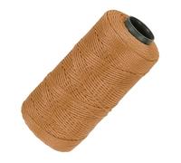 sourcing map Nylon String 3 Strands Twisted Mason Line 1.5mm x 218 Yards Nylon Twine String for DIY Projects, Home Improvement, Gardening, Gift Wrapping, Christmas Party Supplies, Light Brown