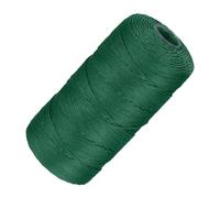 sourcing map Nylon String Cord 1.5mm x 218 Yards Macrame Rope Braided Thread Twine String Smooth Beading Cord for Jewelry Making Supplies, DIY Craft, Grass Green