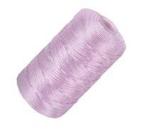 sourcing map Nylon String Cord 1.5mm x 218 Yards Macrame Rope Braided Thread Twine String Smooth Beading Cord for Jewelry Making Supplies, DIY Craft, Dark Pink