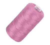 sourcing map Nylon String Cord 2.5mm x 218 Yards Macrame Rope Braided Thread Twine String Smooth Beading Cord for Jewelry Making Supplies, DIY Craft, Deep Pink