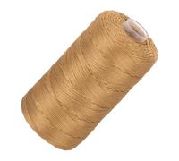 sourcing map Nylon String Cord 2.5mm x 218 Yards Macrame Rope Braided Thread Twine String Smooth Beading Cord for Jewelry Making Supplies, DIY Craft, Khaki